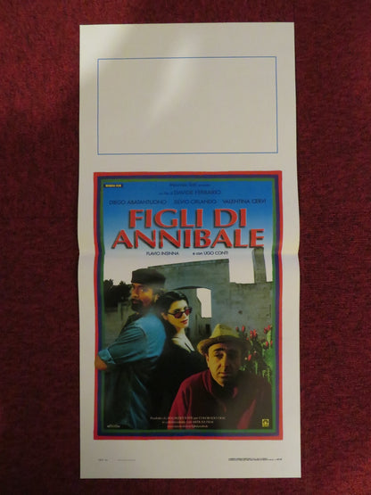 FIGLI DI ANNIBALE ITALIAN LOCANDINA POSTER DIEGO ABATANTUONO SILVIO ORLANDO 1998