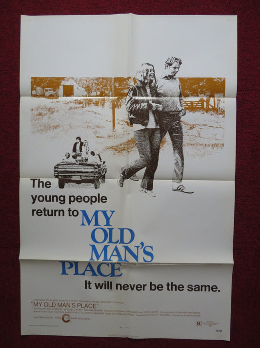 MY OLD MAN'S PLACE FOLDED US ONE SHEET POSTER ARTHUR KENNEDY MITCHELL RYAN 1971