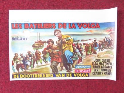 PRISONER OF THE VOLGA BELGIUM (14"x 21") POSTER JOHN DEREK E. MARTINELLI 1959