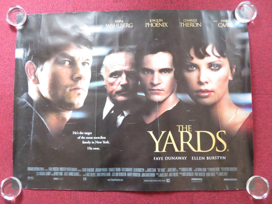 THE YARDS UK QUAD (30"x 40") ROLLED POSTER MARK WAHLBERG JOAQUIN PHOENIX 2000