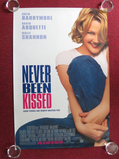 NEVER BEEN KISSED US ONE SHEET ROLLED POSTER DREW BARRYMORE DAVID ARQUETTE 1999