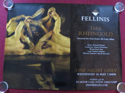 DAS RHEINGOLD SCREENED LIVE FROM MILAN 2010 UK QUAD (30"x 40") ROLLED POSTER