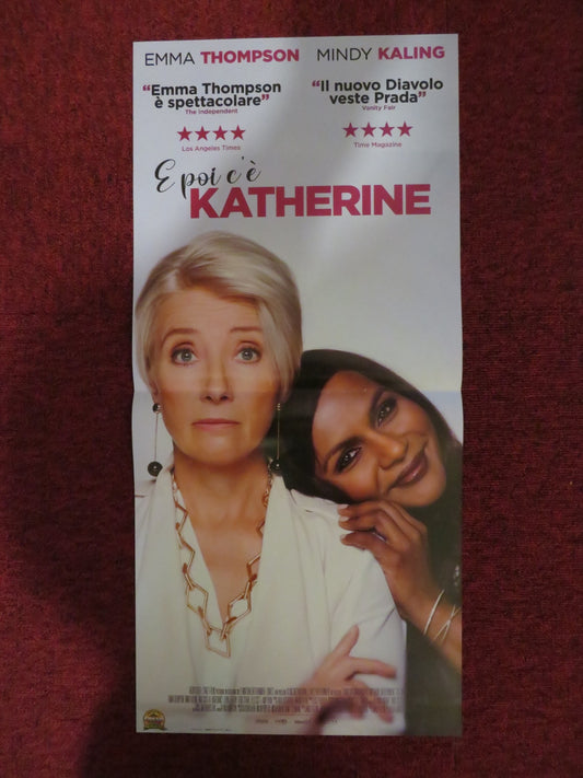 LATE NIGHT ITALIAN LOCANDINA POSTER EMMA THOMPSON MINDY KALING 2019