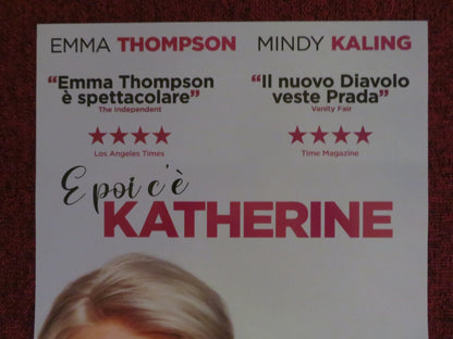 LATE NIGHT ITALIAN LOCANDINA POSTER EMMA THOMPSON MINDY KALING 2019