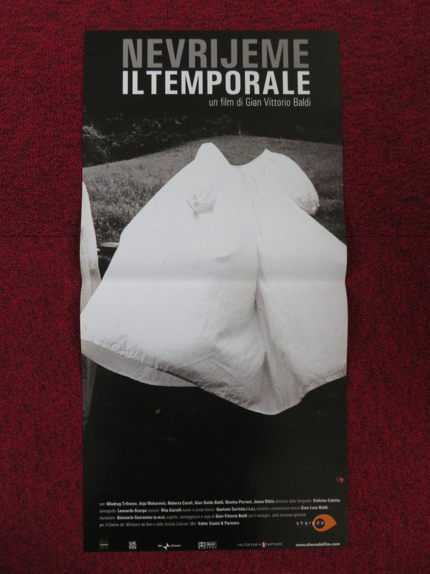 IL TEMPORALE - NEVRIJEME  ITALIAN LOCANDINA POSTER GIAN VITTORIA BALDI 1999