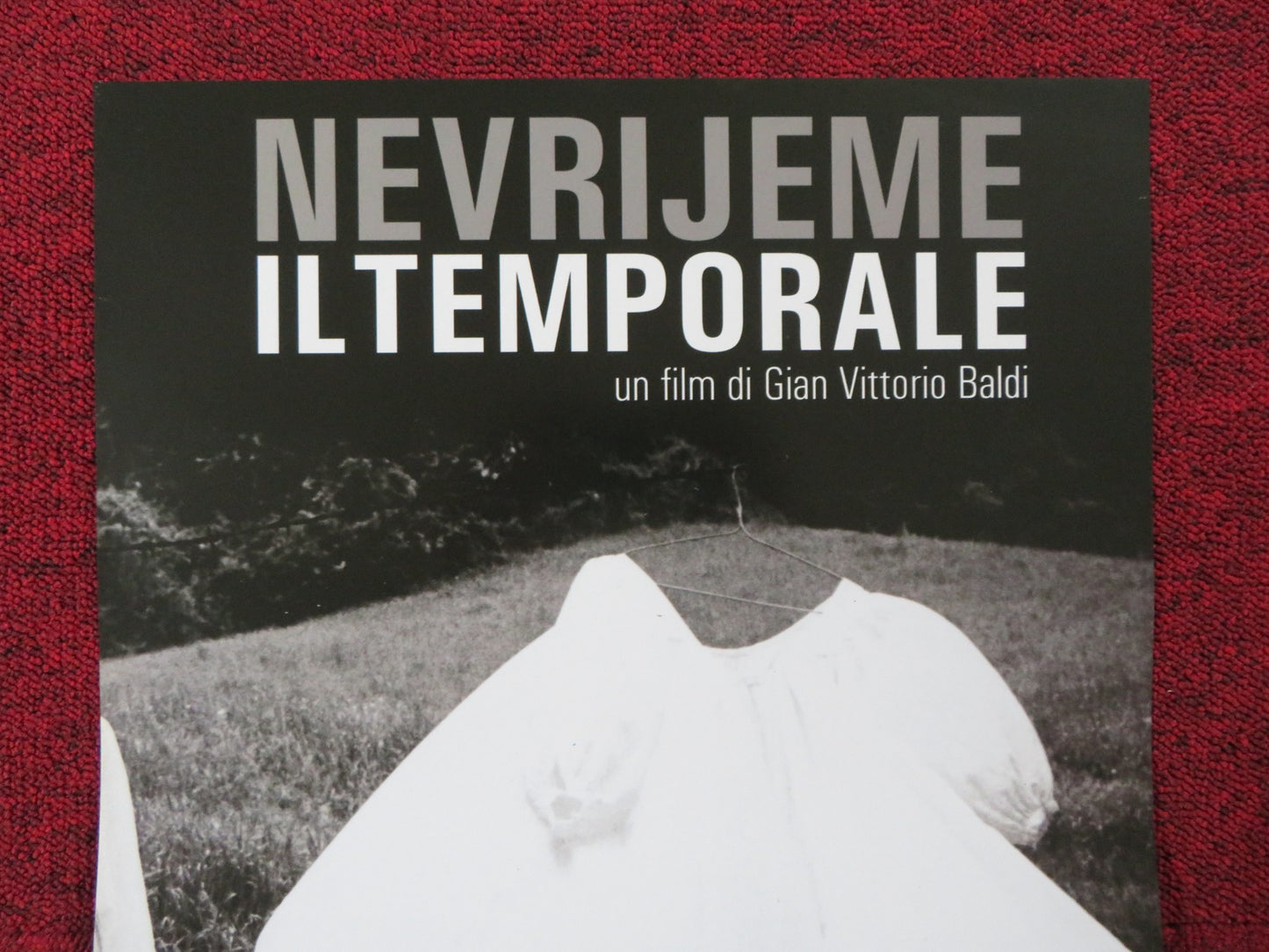 IL TEMPORALE - NEVRIJEME  ITALIAN LOCANDINA POSTER GIAN VITTORIA BALDI 1999