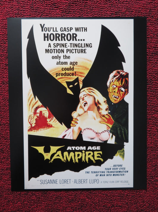 ATOM AGE VAMPIRE DEALER PHOTO POSTER SUSANNE LORET ALBERT LUPO 1960