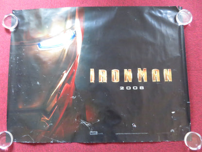 IRON MAN UK QUAD (30"x 40") ROLLED POSTER ROBERT DOWNEY JR. TERRENCE HOWARD 2008