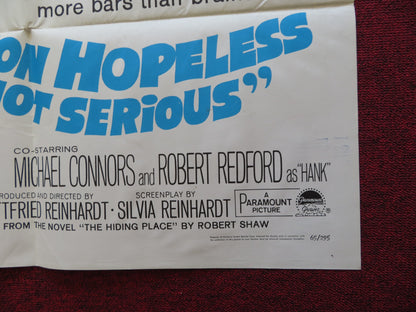 SITUATION HOPELESS- BUT NOT SERIOUS FOLDED US ONE SHEET POSTER A. GUINNESS 1965