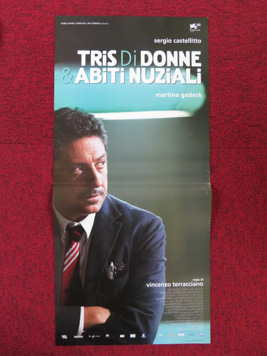 TRIS DI DONNE & ABITI NUZIALI ITALIAN LOCANDINA POSTER SERGIO CASTELLITOO 2009