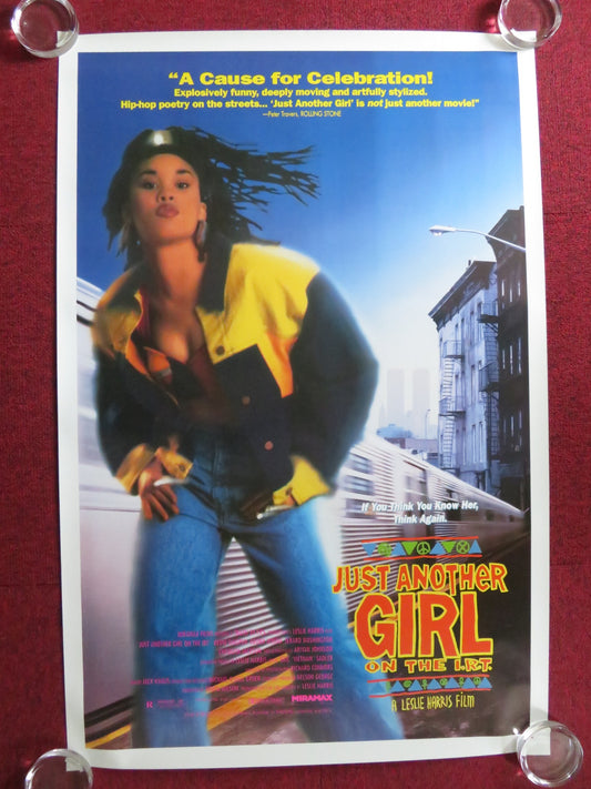 JUST ANOTHER GIRL ON THE I.R.T. US ONE SHEET ROLLED POSTER A. JOHNSON 1992