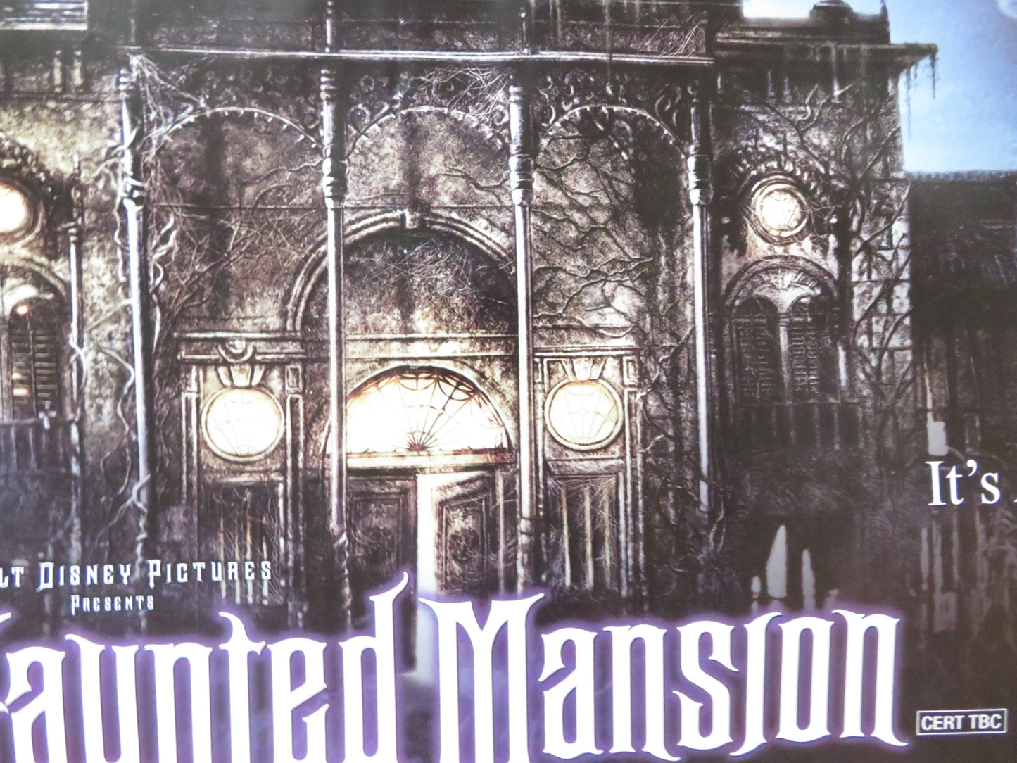 THE HAUNTED MANSION - B UK QUAD (30"x 40") ROLLED POSTER DISNEY E. MURPHY 2003