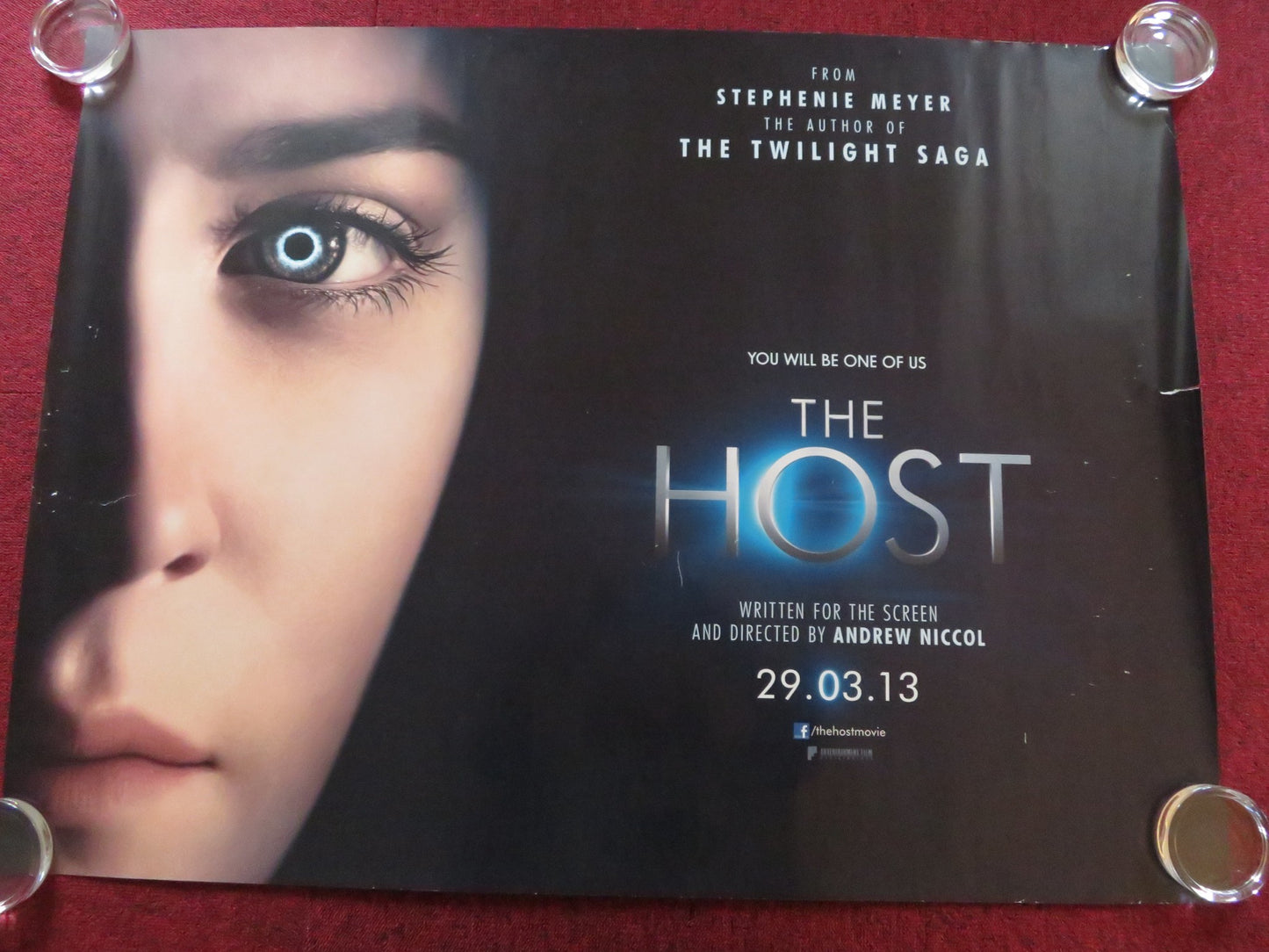 THE HOST UK QUAD (30"x 40") ROLLED POSTER SAOIRSE RONAN DIANE KRUGER 2013