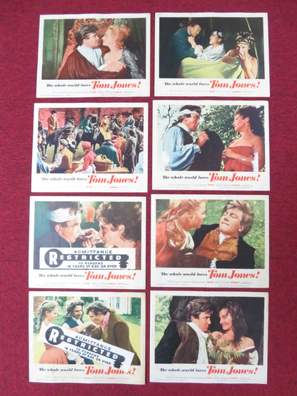 TOM JONES US LOBBY CARD FULL SET ALBERT FINNEY SUSANNAH YORK 1963