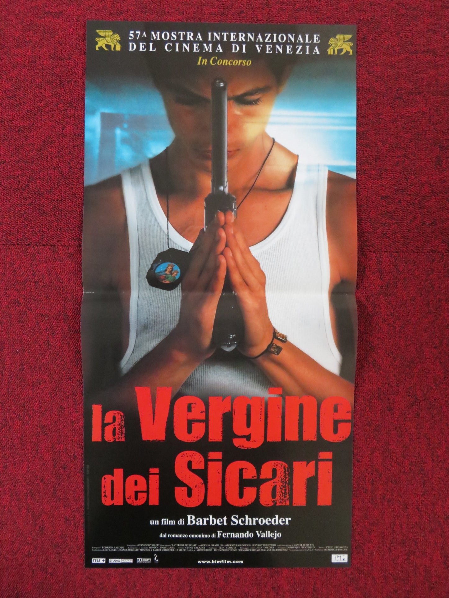 LA VERGINE DEI SICARI ITALIAN LOCANDINA POSTER BARBET SCHROEDER 2000