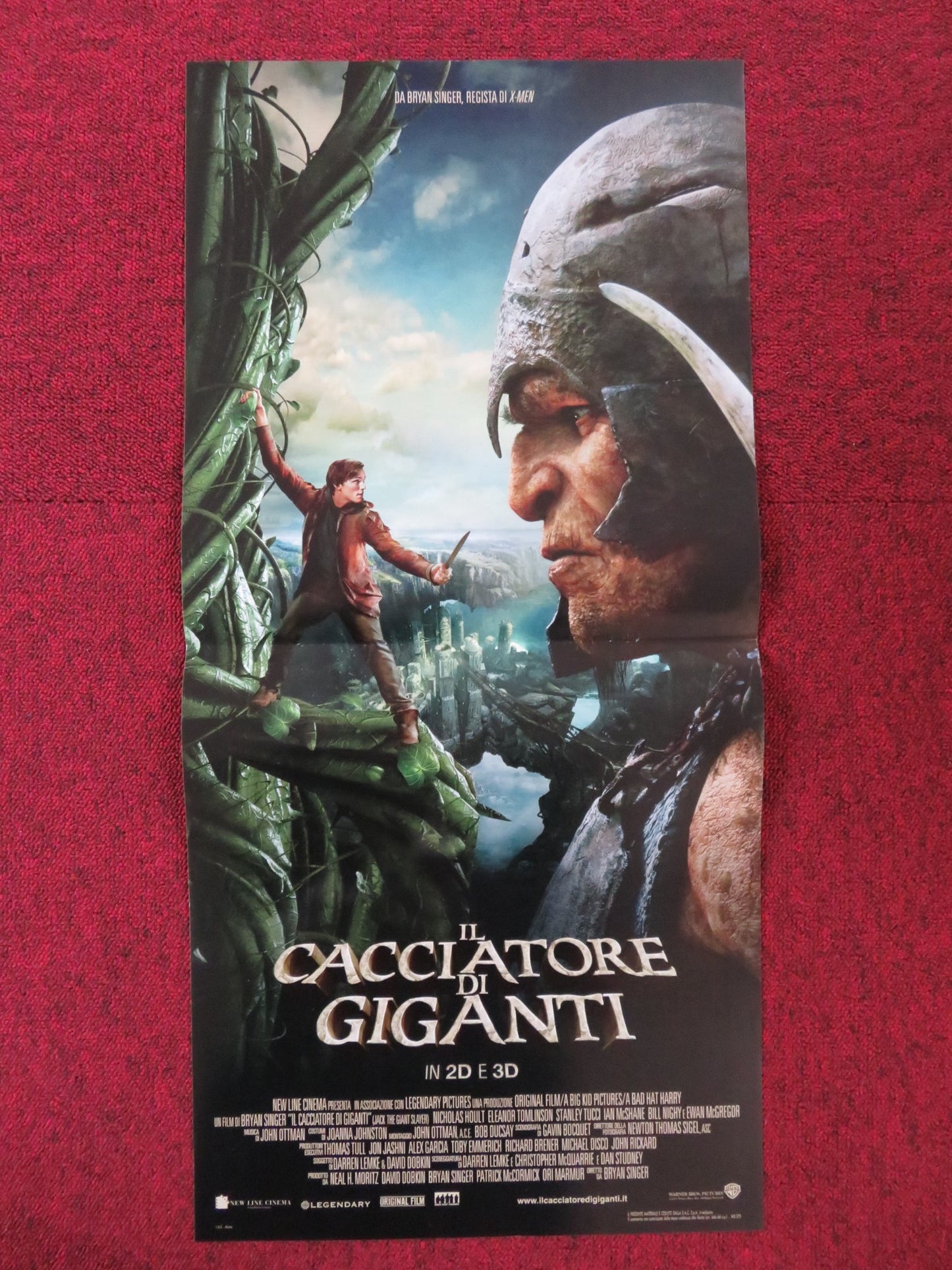 JACK THE GIANT SLAYER ITALIAN LOCANDINA POSTER NICHOLAS HOULT 2013