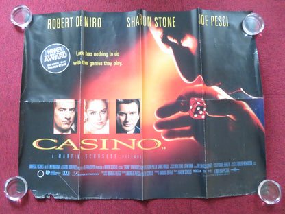 CASINO UK QUAD (30"x 40") ROLLED POSTER ROBERT DE NIRO SHARON STONE 1995