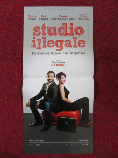 STUDIO ILLEGALE ITALIAN LOCANDINA POSTER FABIO VOLO ZOE FELIX 2013