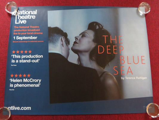 NTL: THE DEEP BLUE SEA UK QUAD (30"x 40") ROLLED POSTER HELEN MCCRORY 2016