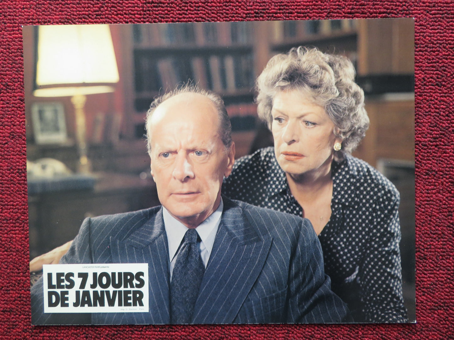 LES 7 JOURS DE JANVIER - C FRENCH LOBBY CARD MANUEL ANGEL EGEA FERNANDO 1979