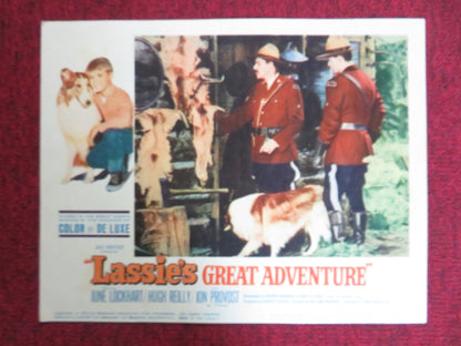 LASSIE'S GREAT ADVENTURE US LOBBY CARD FULL SET JUNE LOCKHART HUGH REILLY 1963