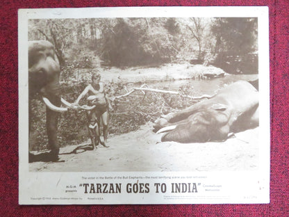 TARZAN GOES TO INDIA US LOBBY CARD FULL SET JOCK MAHONEY SIMI GAREWAL 1962