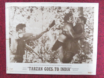 TARZAN GOES TO INDIA US LOBBY CARD FULL SET JOCK MAHONEY SIMI GAREWAL 1962