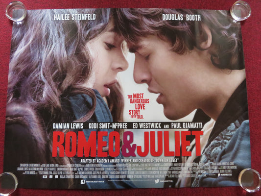 ROMEO & JULIET UK QUAD (30"x 40") ROLLED POSTER HAILEE STEINFELD D. BOOTH 2013