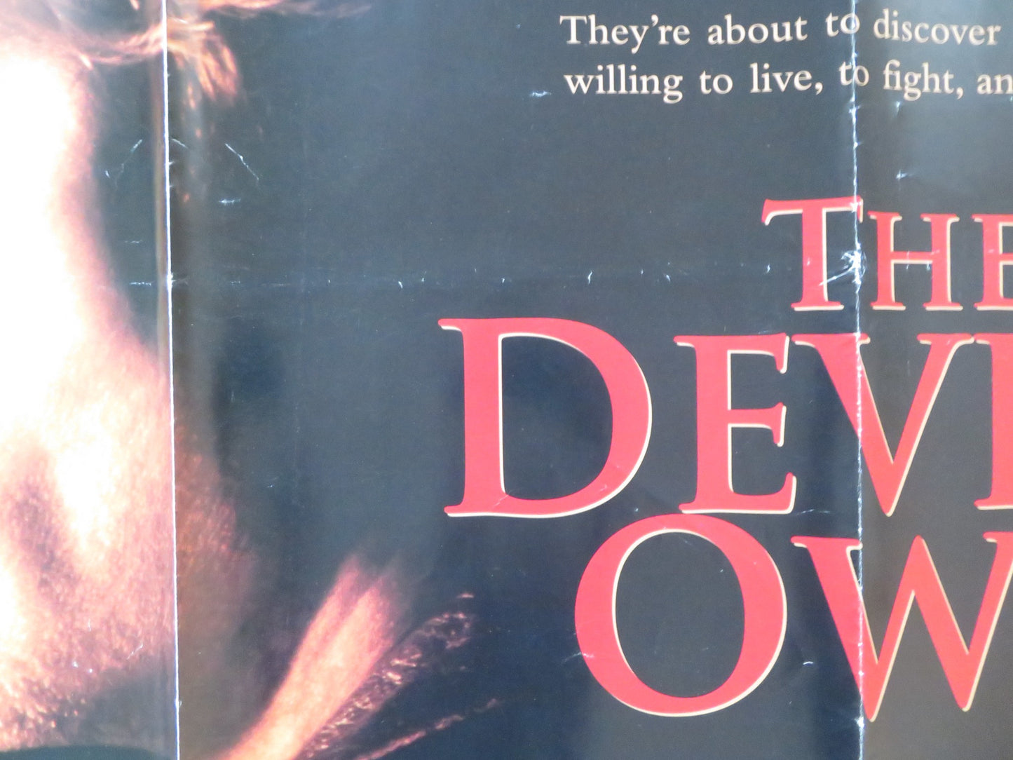 THE DEVIL'S OWN UK QUAD (30"x 40") ROLLED POSTER BRAD PITT HARRISON FORD 1997