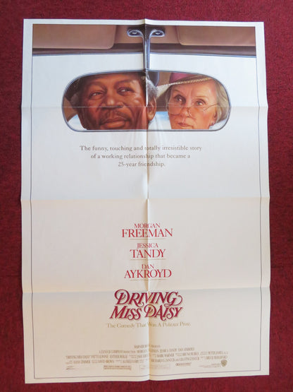 DRIVING MISS DAISY FOLDED US ONE SHEET POSTER MORGAN FREEMAN JESSICA TANDY 1989