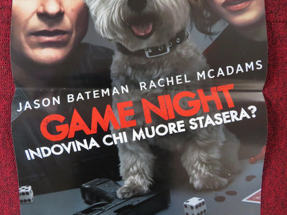 GAME NIGHT ITALIAN LOCANDINA POSTER JASON BATEMAN RACHEL MCADAMS 2018