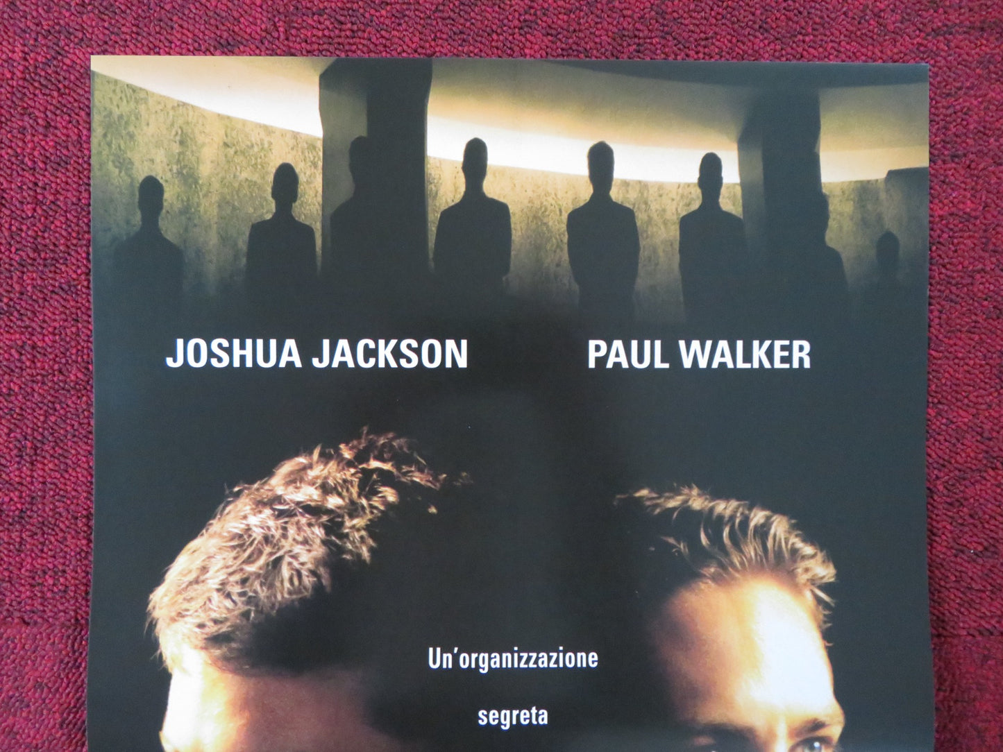 THE SKULLS ITALIAN LOCANDINA POSTER JOSHUA JACKSON PAUL WALKER 2000