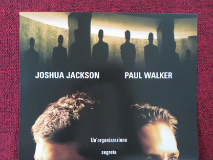 THE SKULLS ITALIAN LOCANDINA POSTER JOSHUA JACKSON PAUL WALKER 2000