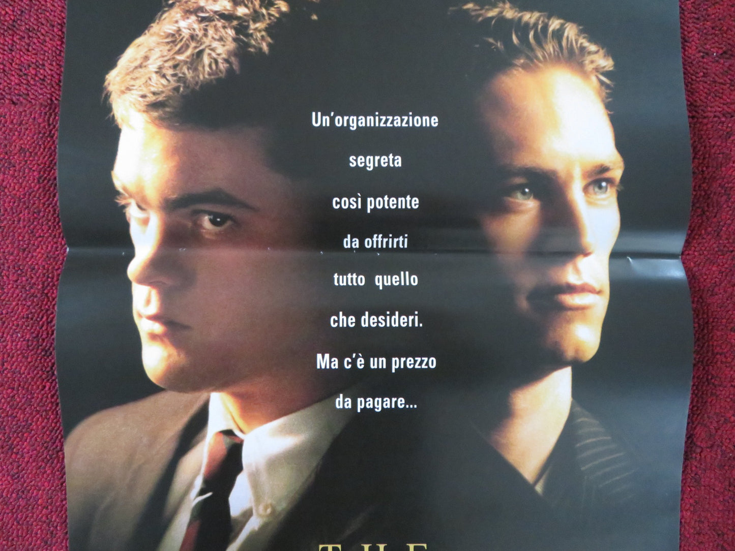 THE SKULLS ITALIAN LOCANDINA POSTER JOSHUA JACKSON PAUL WALKER 2000