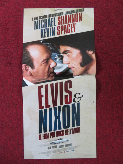 ELVIS & NIXON ITALIAN LOCANDINA POSTER MICHAEL SHANNON KEVIN SPACEY 2016