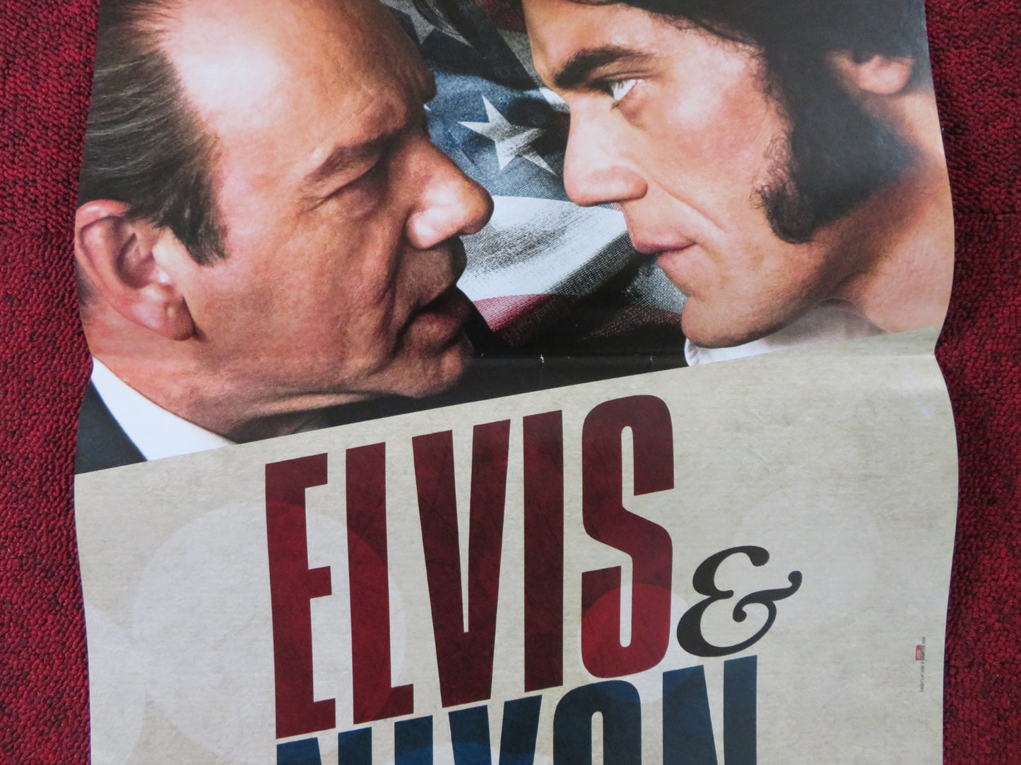 ELVIS & NIXON ITALIAN LOCANDINA POSTER MICHAEL SHANNON KEVIN SPACEY 2016