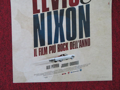 ELVIS & NIXON ITALIAN LOCANDINA POSTER MICHAEL SHANNON KEVIN SPACEY 2016