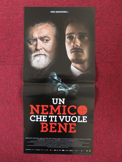 UN NEMICO CHE TI  VUOLE BENE ITALIAN LOCANDINA POSTER ANTONIO FOLLETTO 2018