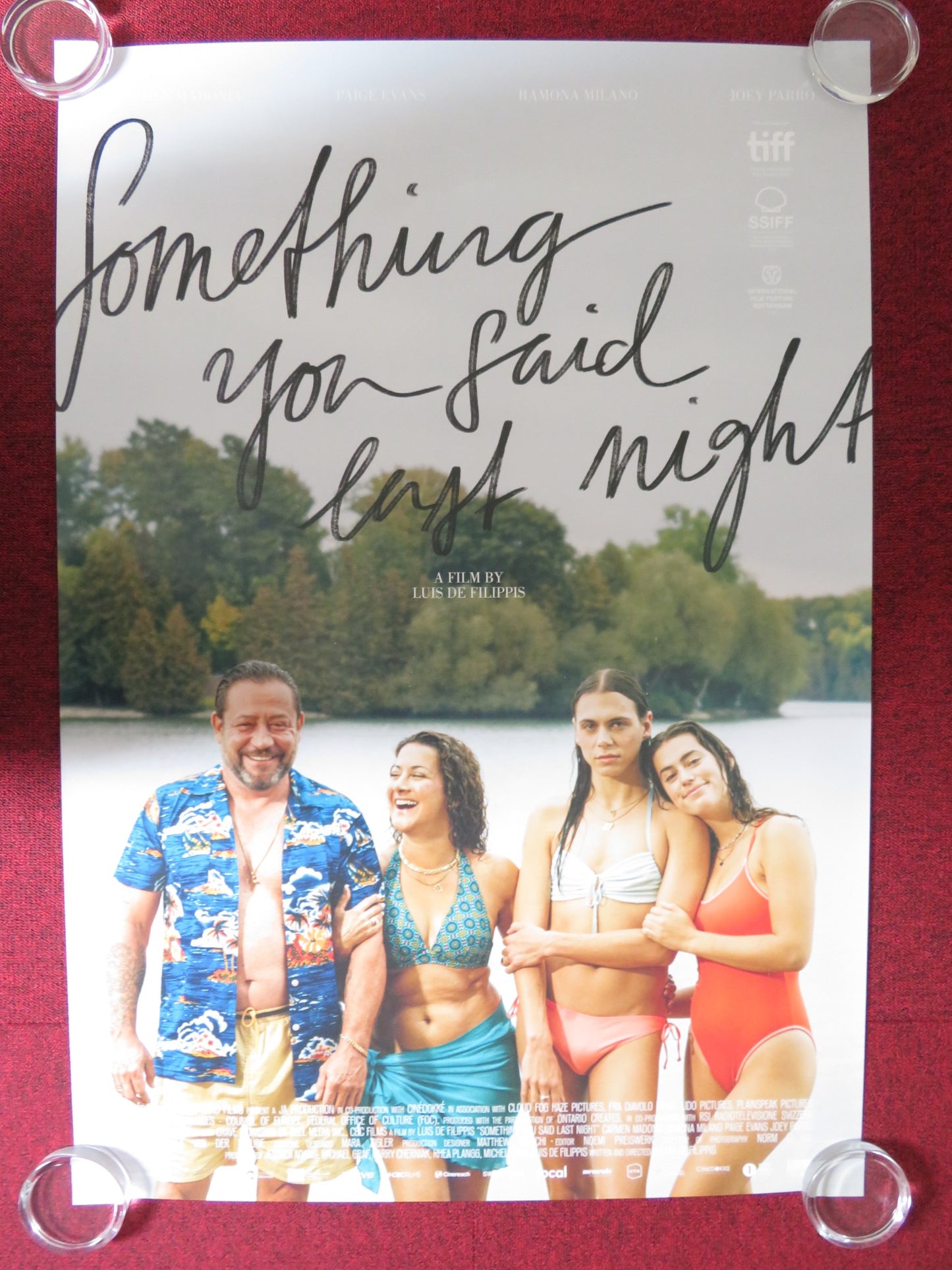 SOMETHING YOU SAID LAST NIGHT US ONE SHEET ROLLED POSTER CARMEN MADONIA 2022