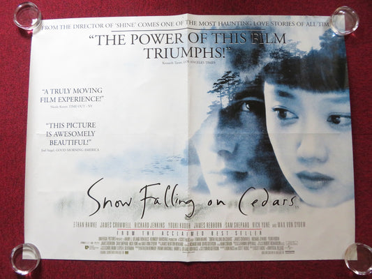 SNOW FALLING ON CEDARS UK QUAD (30"x 40") ROLLED POSTER ETHAN HAWKE 1999