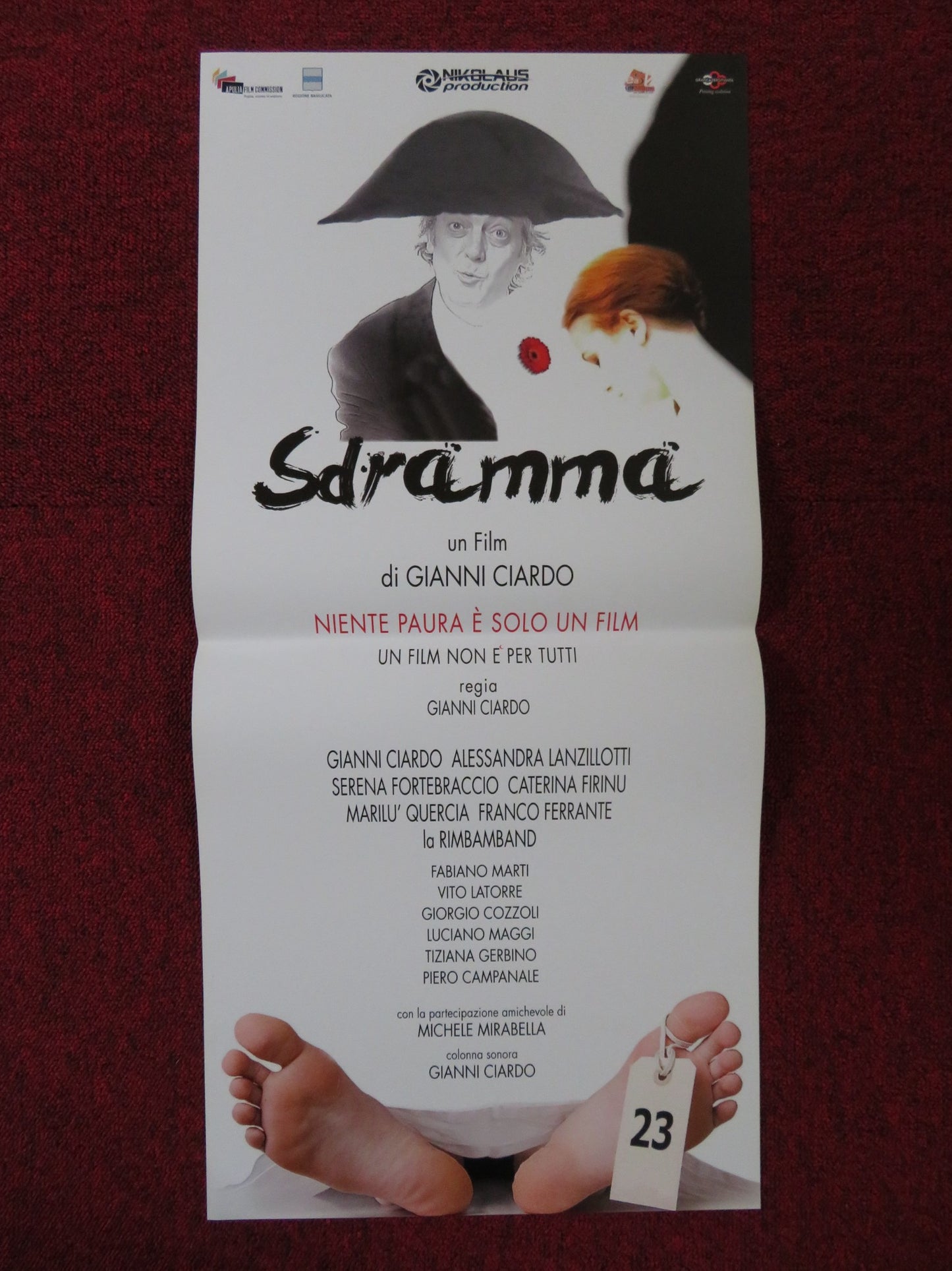 SDRAMMA ITALIAN LOCANDINA POSTER FABIANO MARTI VITO LATORRE 2013