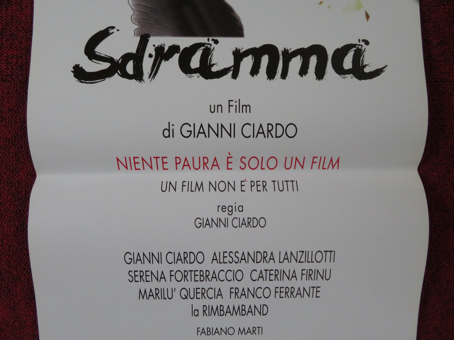 SDRAMMA ITALIAN LOCANDINA POSTER FABIANO MARTI VITO LATORRE 2013