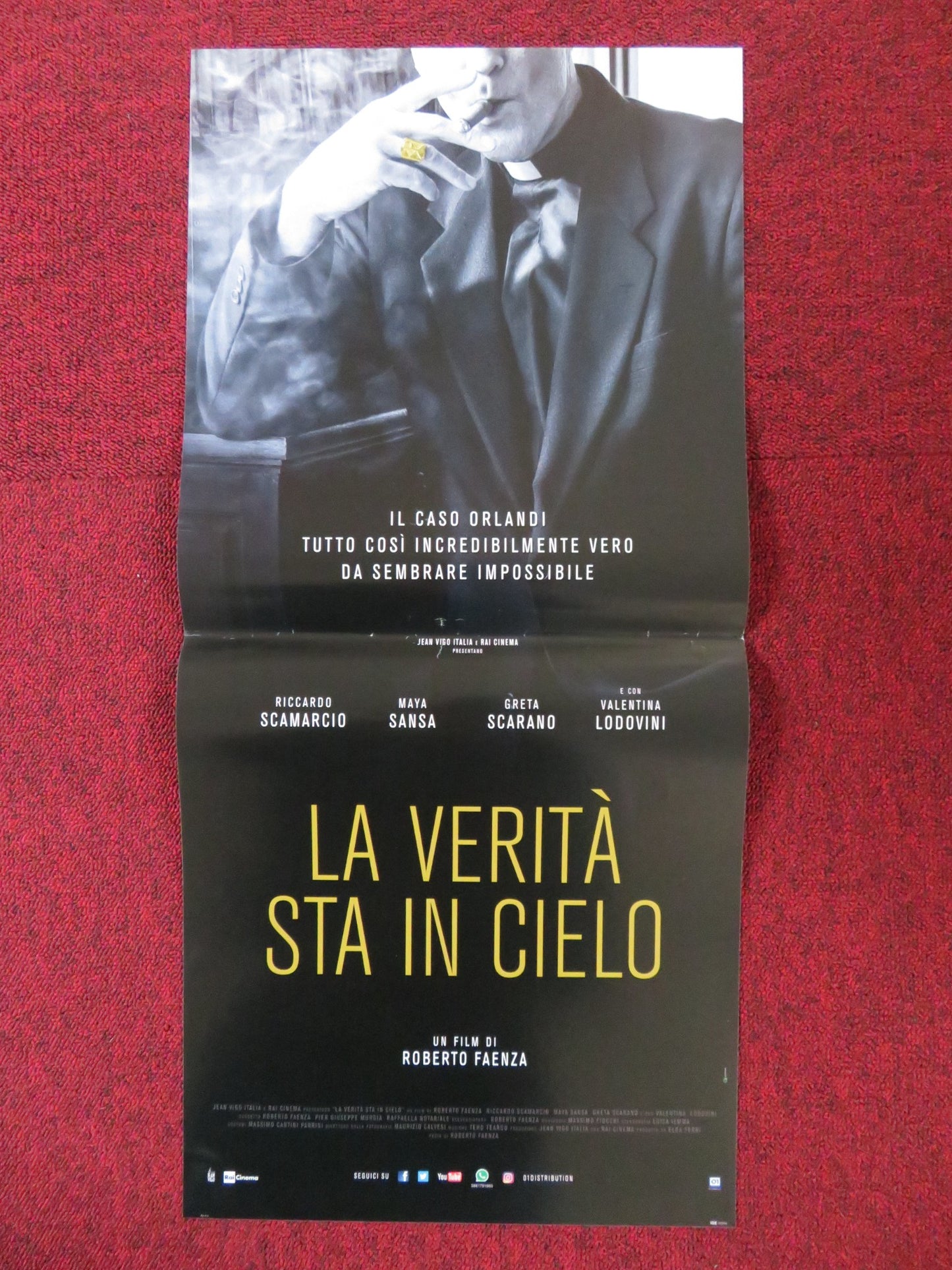 LA VERITA STA IN CIELO ITALIAN LOCANDINA POSTER RICCARDO SCAMARCIO 2016