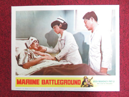 MARINE BATTLEGROUND US LOBBY CARD FULL SET JOCK MAHONEY PAT LI 1966