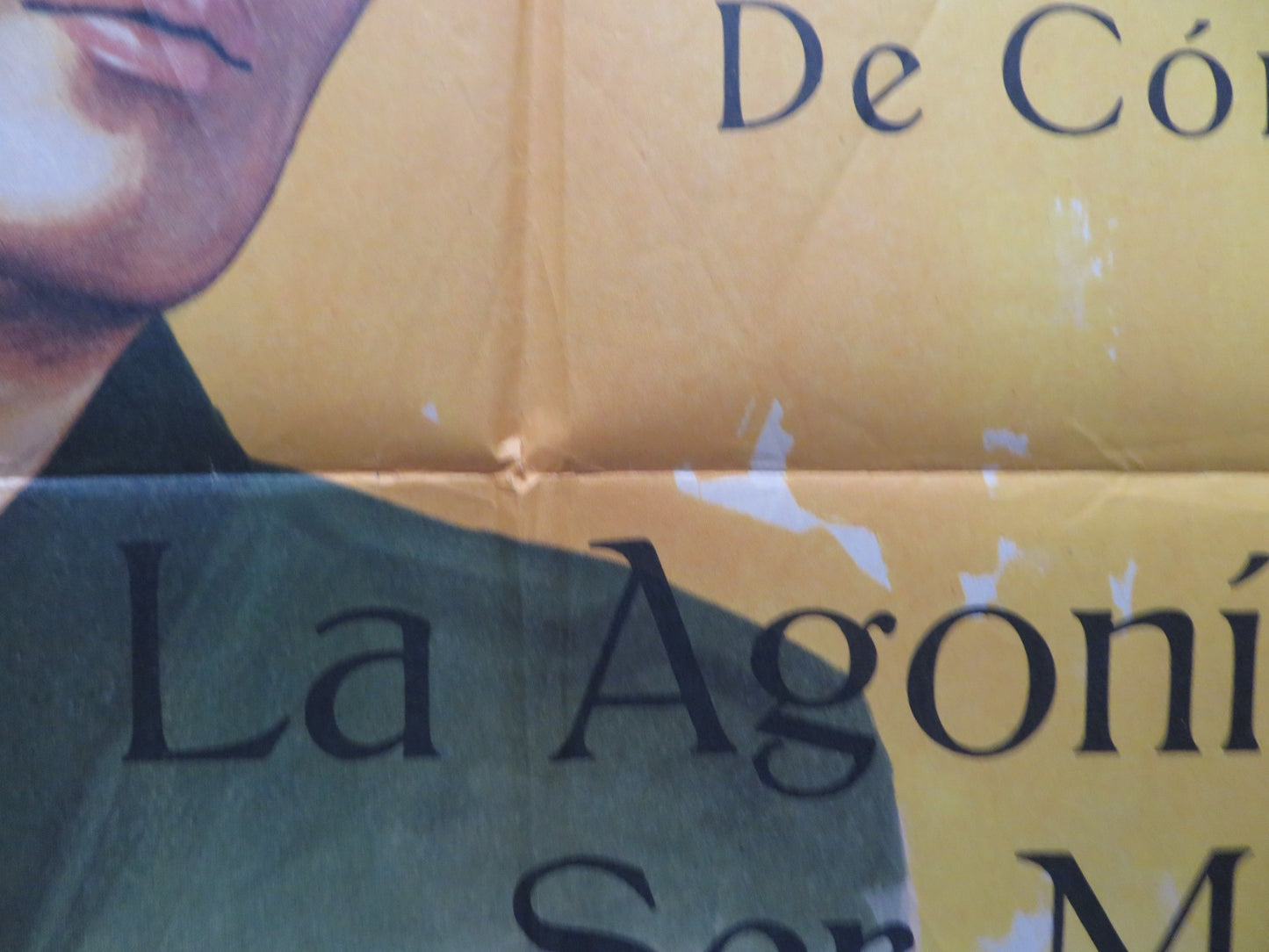 LA AGONIA DE SER MADRE / AGONY TO BE A MOTHER FOLDED MEXICAN POSTER LOPEZ 1970