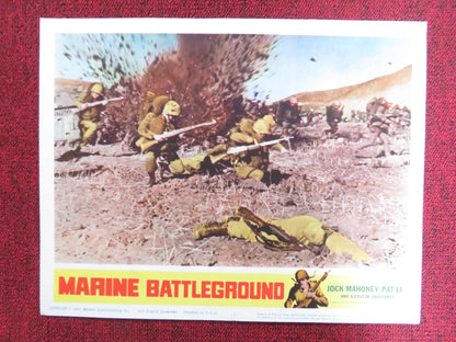 MARINE BATTLEGROUND US LOBBY CARD FULL SET JOCK MAHONEY PAT LI 1966