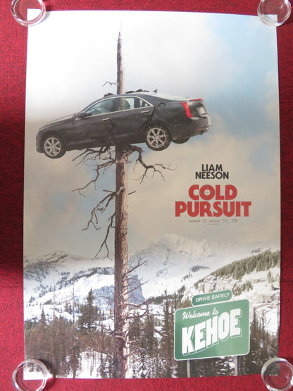 COLD PURSUIT US ONE SHEET ROLLED POSTER LIAM NEESON  LAURA DERN 2019