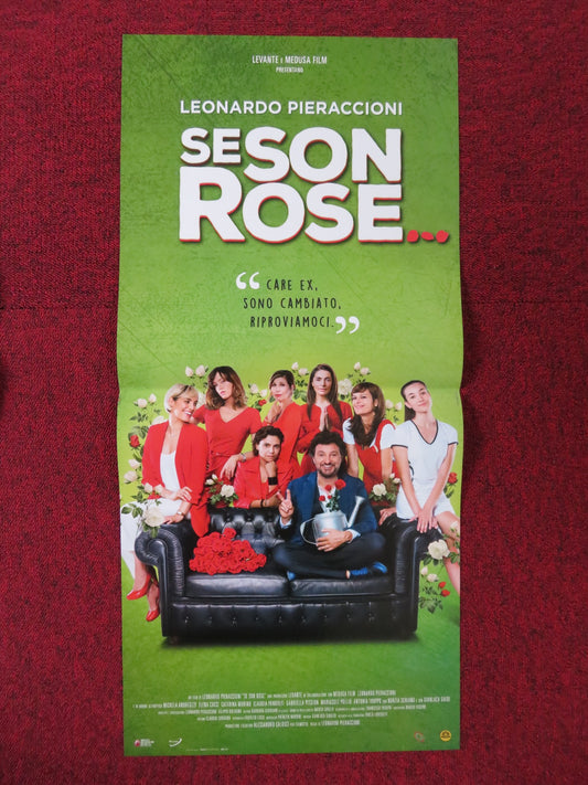 SE SON ROSE ITALIAN LOCANDINA POSTER LEONARDO PIERACCIONI 2018