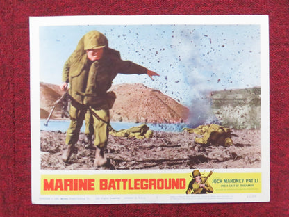 MARINE BATTLEGROUND US LOBBY CARD FULL SET JOCK MAHONEY PAT LI 1966