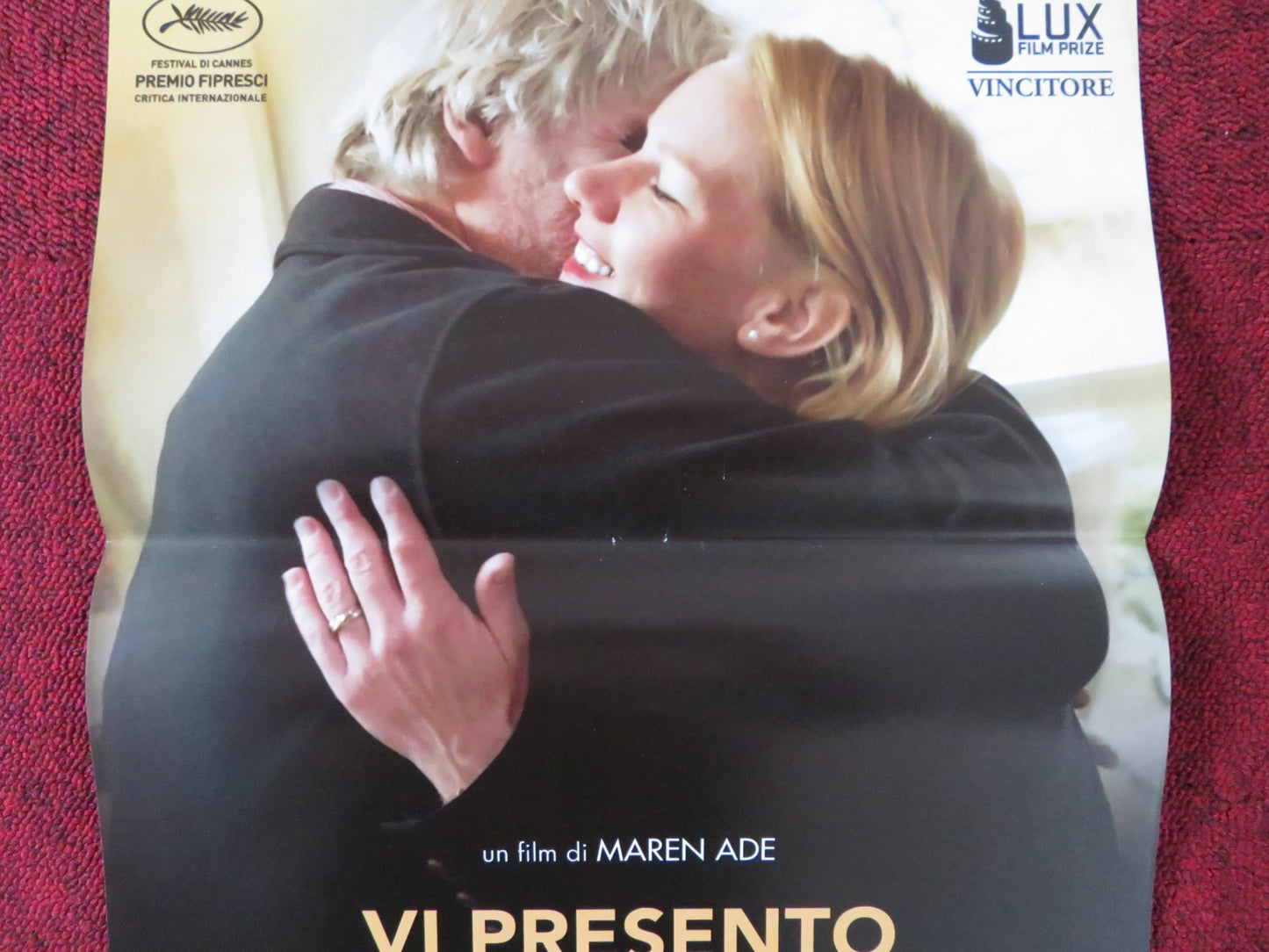 TONI ERDMANN ITALIAN LOCANDINA POSTER SANDRA HULLER 2016